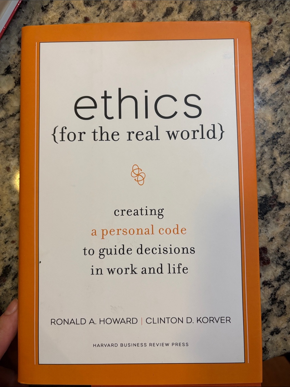 Orange 'Ethics (for the real world)' Paperback